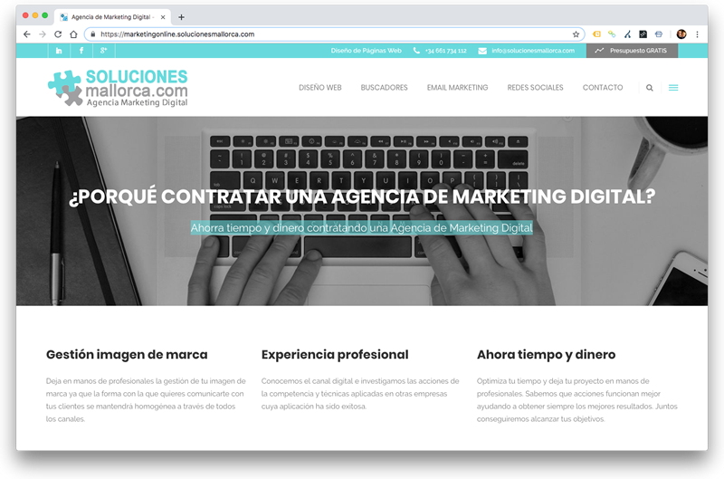 Agencia de Marketing Digital Mallorca - Soluciones Mallorca